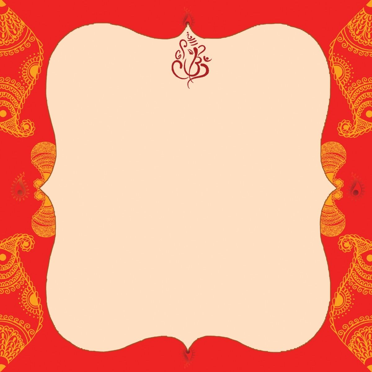 Free Empty Templates For Indian Wedding Invitations Indian Wedding 