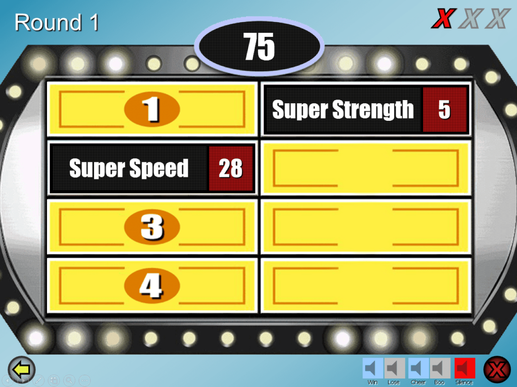 Free Family Feud PowerPoint Templates For Teachers