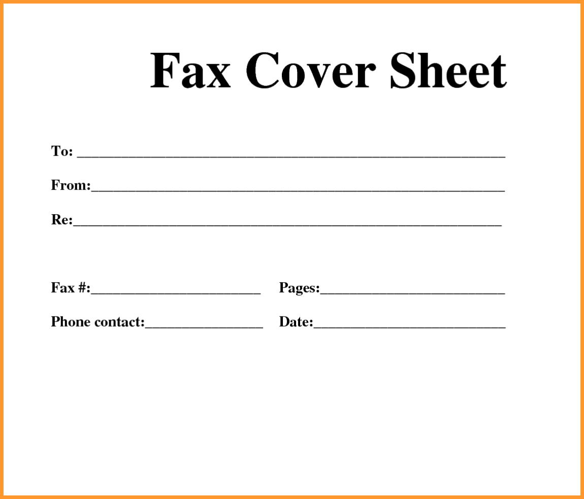 Free Fax Template Free Fax Cover Sheet Template Download