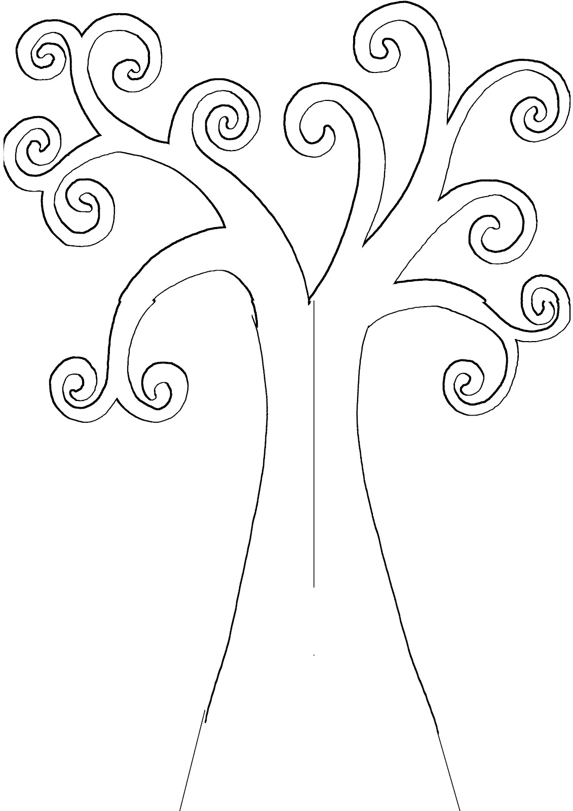 Free Leafless Tree Outline Printable Download Free Leafless Tree 