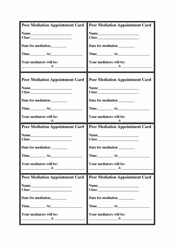 Free Printable Appointment Reminder Cards Lovely Medical Appointment 