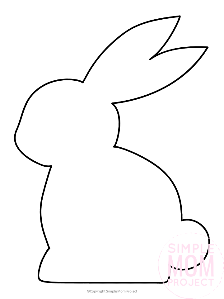 Free Printable Bunny Rabbit Templates Simple Mom Project