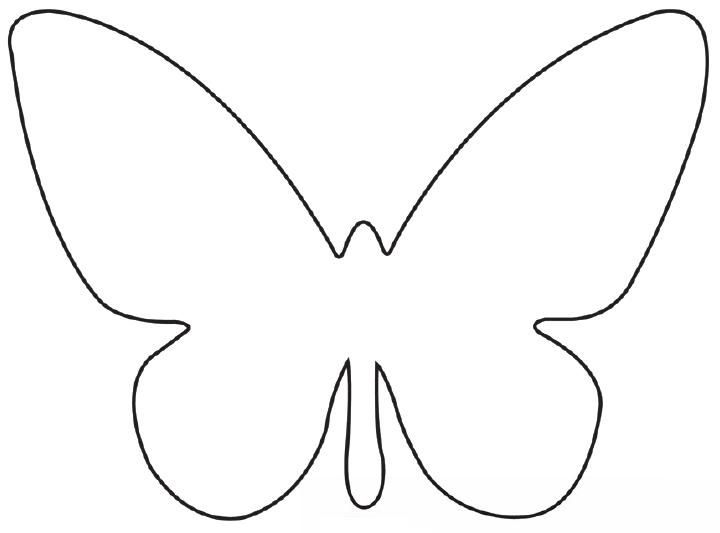 FREE Printable Butterfly Template Butterfly Template Butterfly