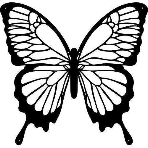 Free Printable Butterfly Templates Different Size Butterflies 