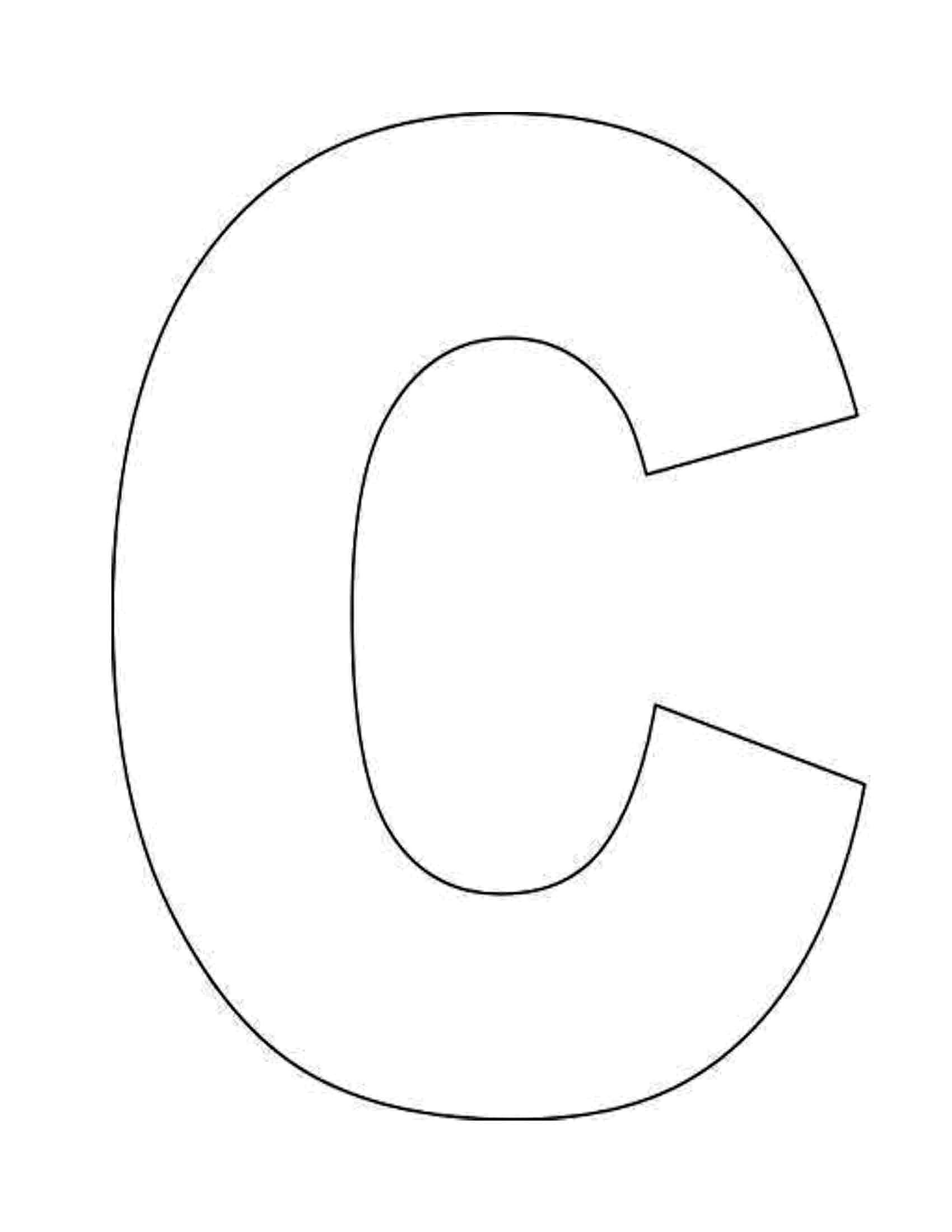 Free State Printables Coloring Letter C Alphabet Coloring Pages 