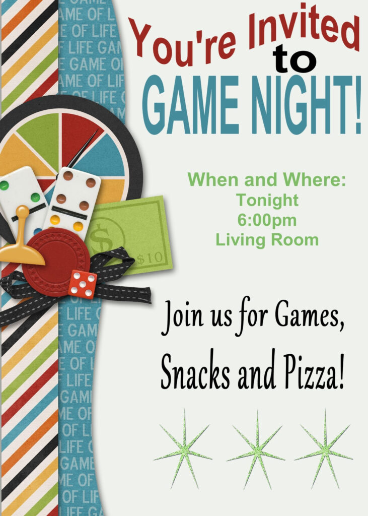 Game Night Printable Invitation And Game Review Printables 4 Mom