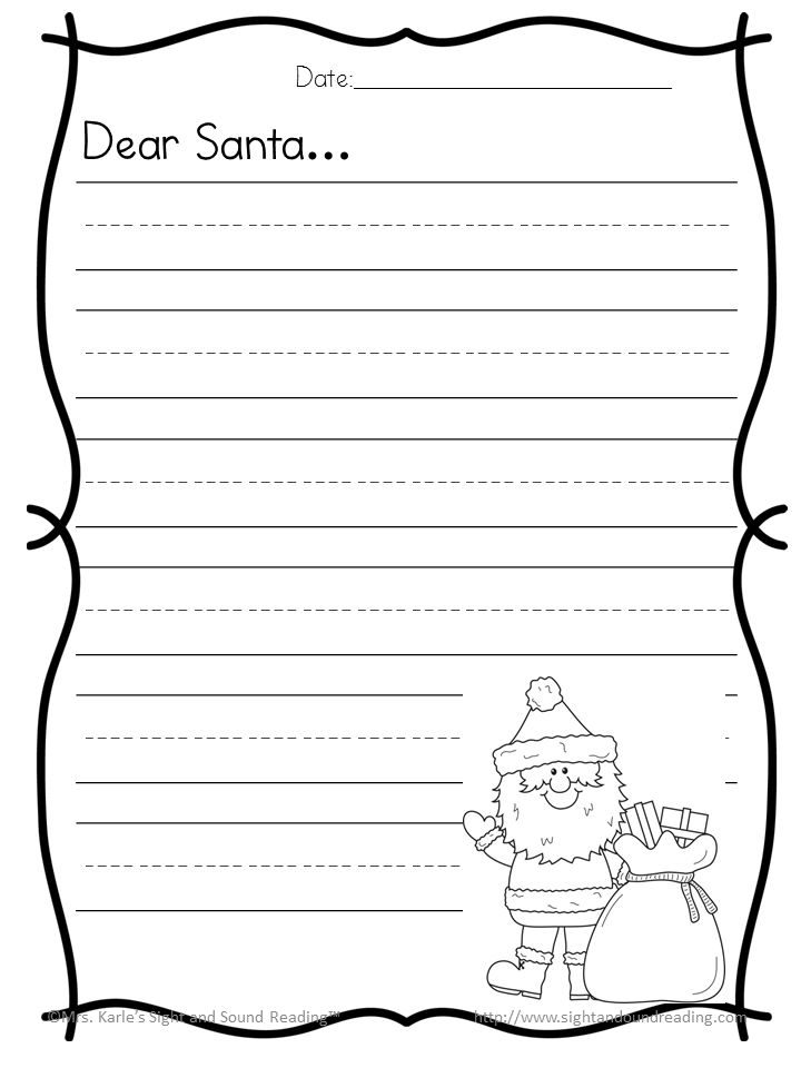 Get A Santa Letter Free Help Your Children Write A Letter To Santa 