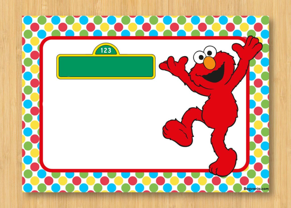 Get Free Printable Elmo Birthday Invitations Elmo Invitations Elmo