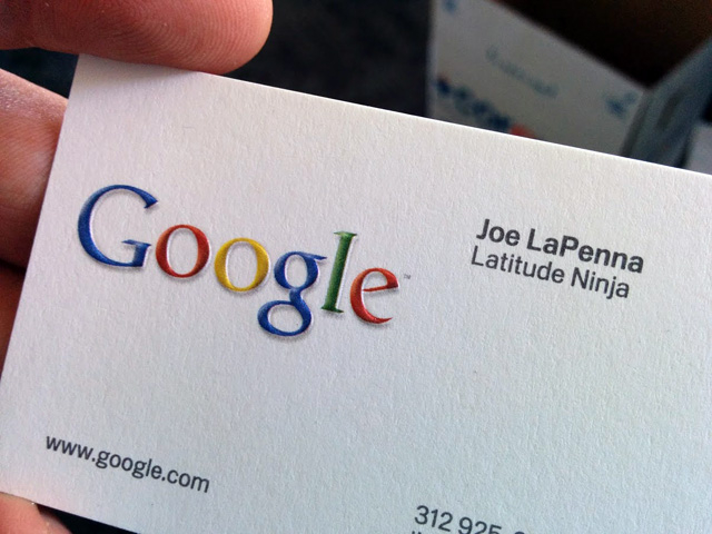 Googlers Latitude Business Card To Be Retired