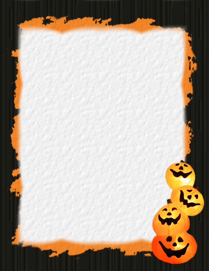 Halloween 1 Free Stationery Template Downloads For Free Halloween 