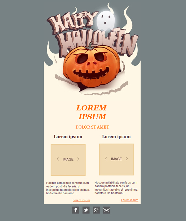 Halloween Email Template Free For Download
