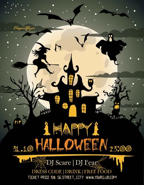 Happy Halloween Free Flyer Template Download Free Halloween Flyer