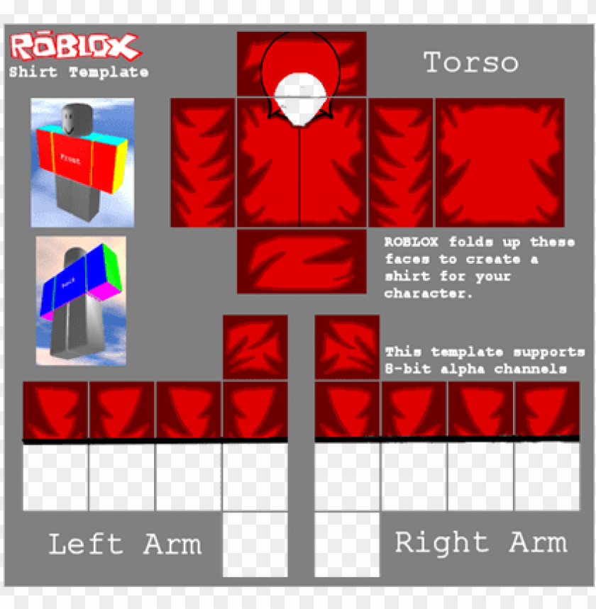 Http Www Roblox Com Images Shirttemplate Clipart Shirt Template 10 Free