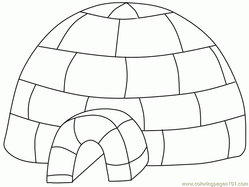 Igloo Coloring Page GTM Ccamish House Coloring Pages Coloring