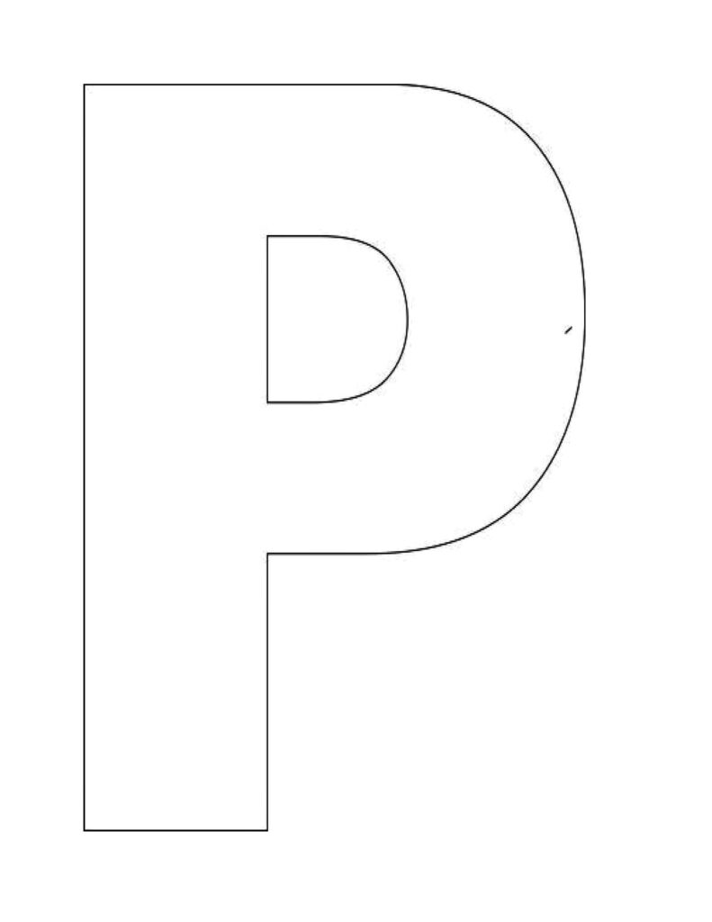 Image Detail For Alphabet Letter P Templates Are Perfect For Preschool