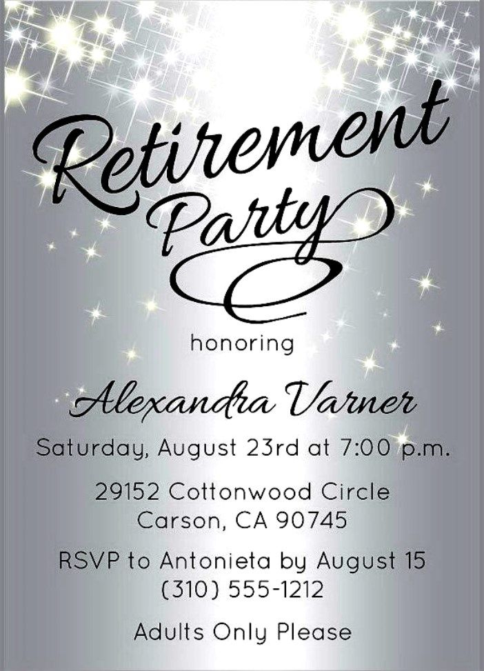 Image Result For Free Retirement Party Template Word Retirement Party 