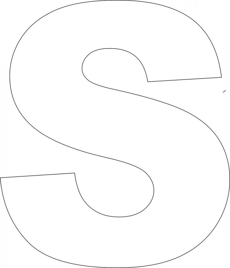 Large Letter S Template 1 Outrageous Ideas For Your Large Letter S
