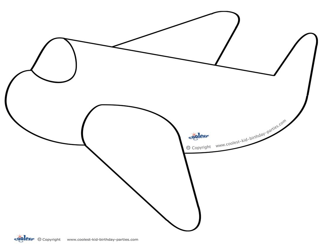 Large Printable Airplane Decoration Airplane Baby Shower Theme 