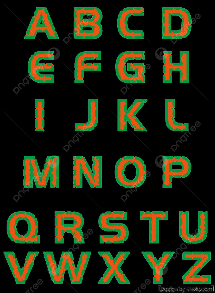 Mosaic Letter Advertising Template Fonts Commercial Fonts Template