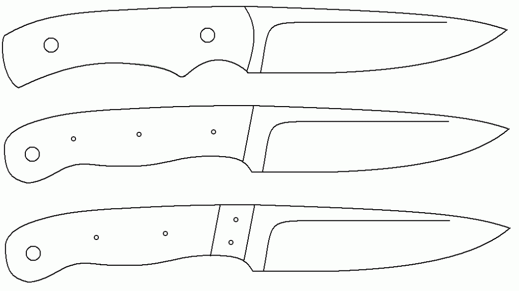 My Library Knife Template Knife Patterns Knife Making