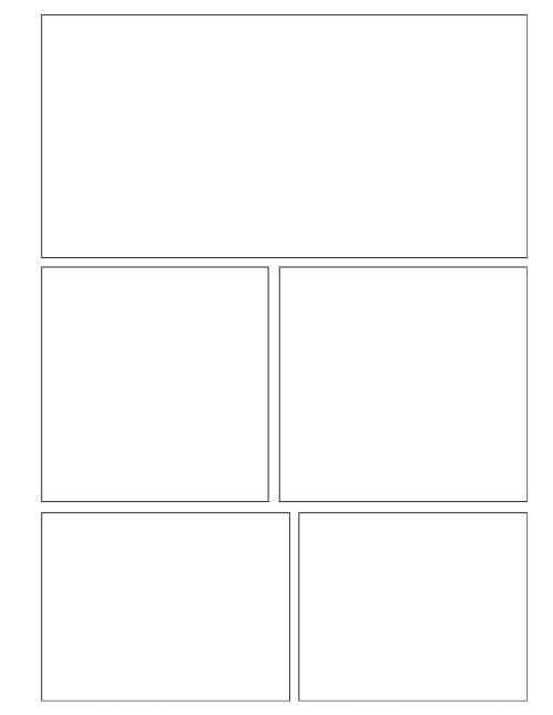 My Story Create Your Own Comic Or Graphic Novel Blank Templates For 