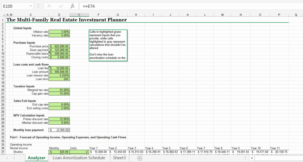 Npv Excel Spreadsheet Template Db excel