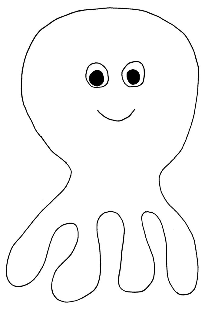 Octopus Template Starfish Template Templates Printable Free Free