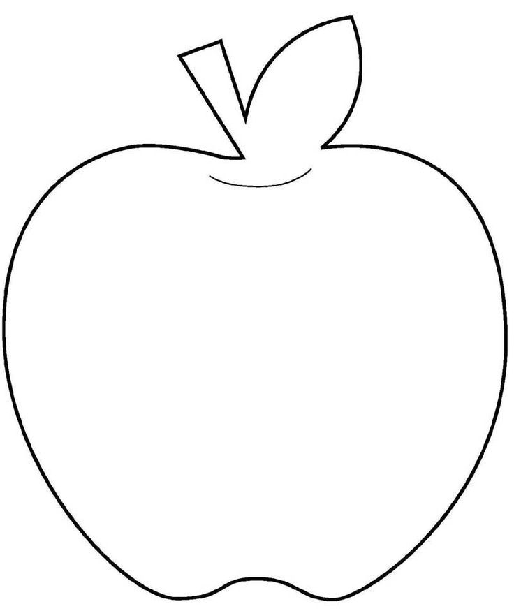 Pin By Alicia McCaskey On Preschool Crafts Shape Templates Apple