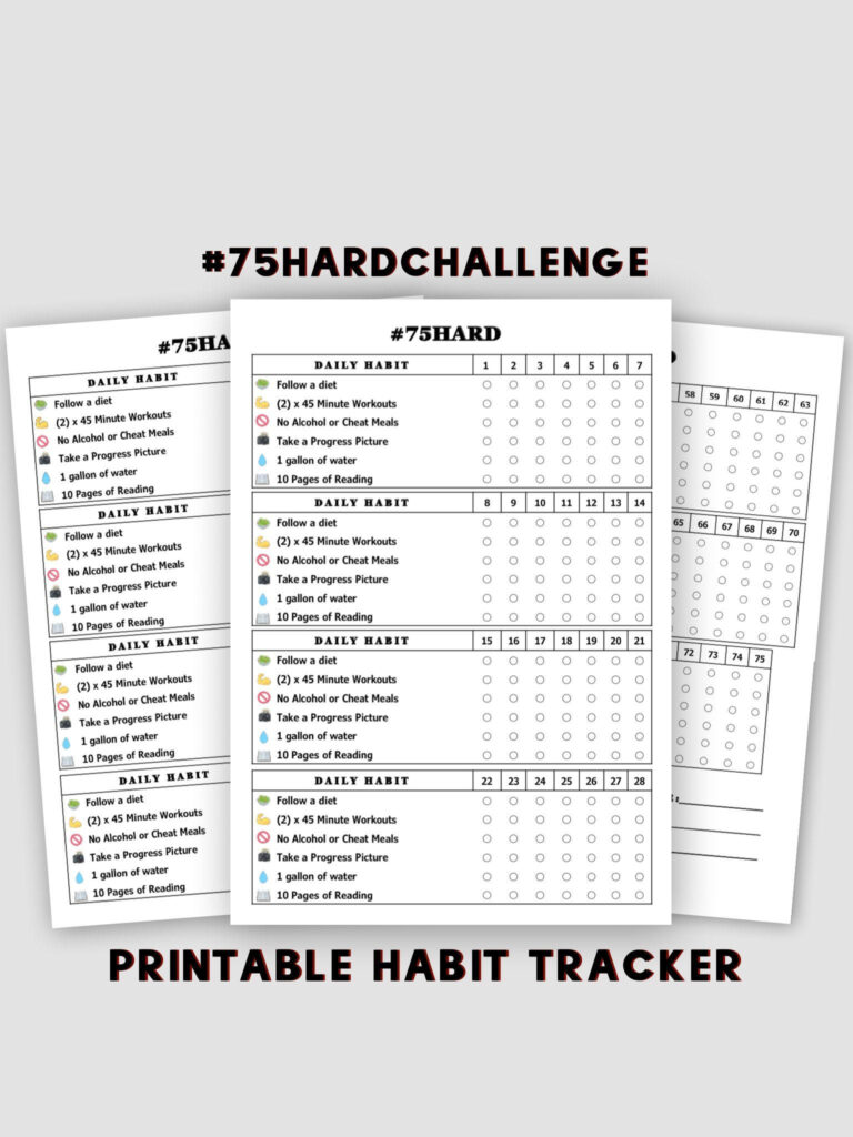 Pin On 75 Hard Challenge By Andy Frisella Printables