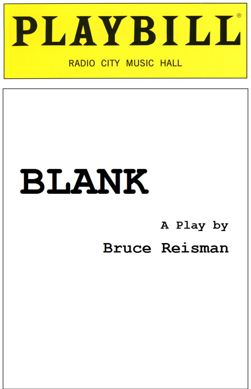 Playbill Template Playbill Template Template Word Word Template