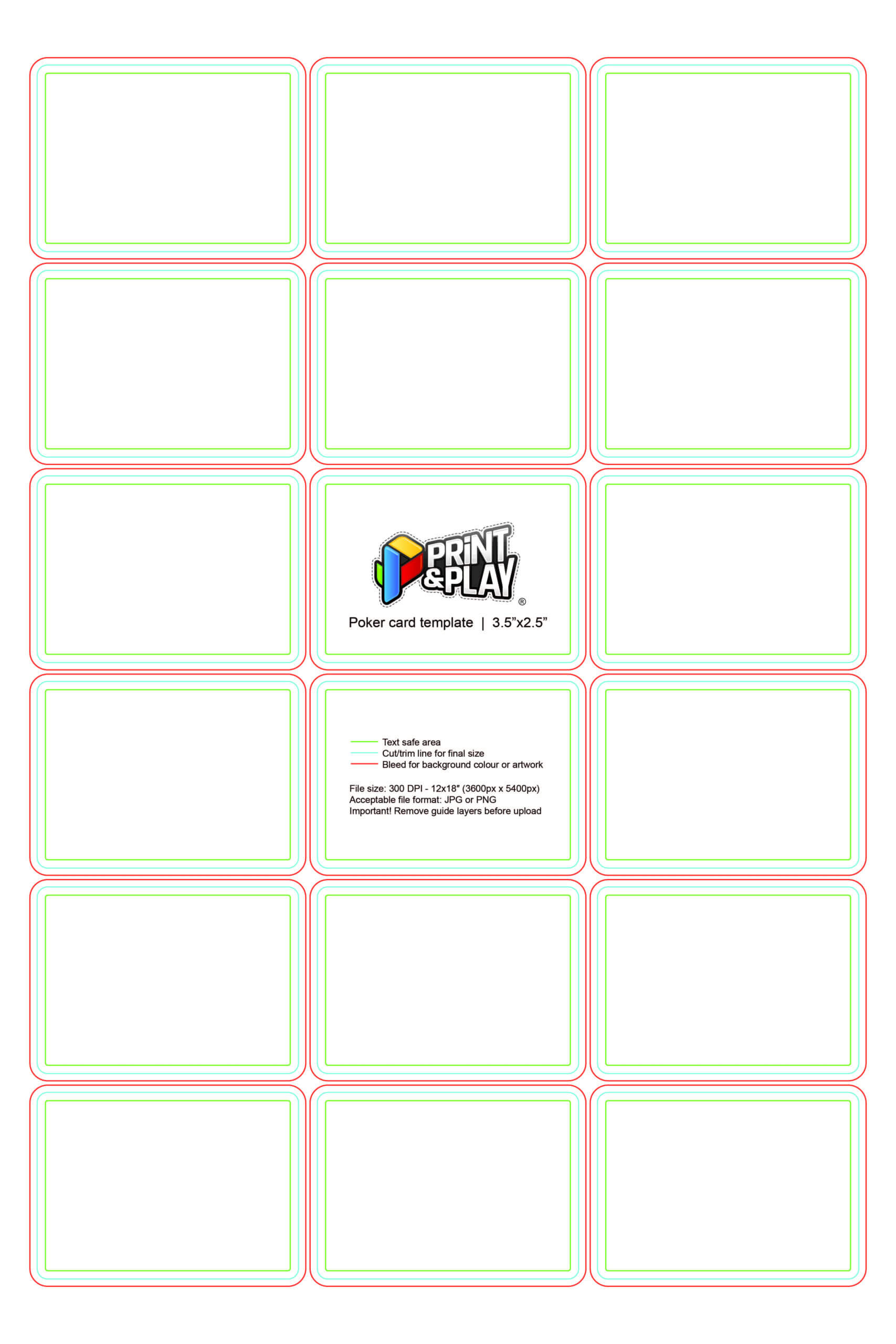 Playing Cards Template Calep midnightpig co Pertaining To Deck Of