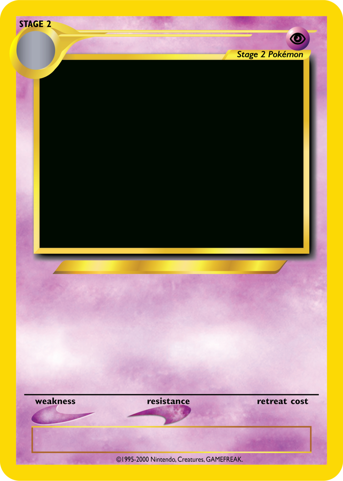 Pokemon Card Template Transparent Png Clipart Free Regarding Pokemon 