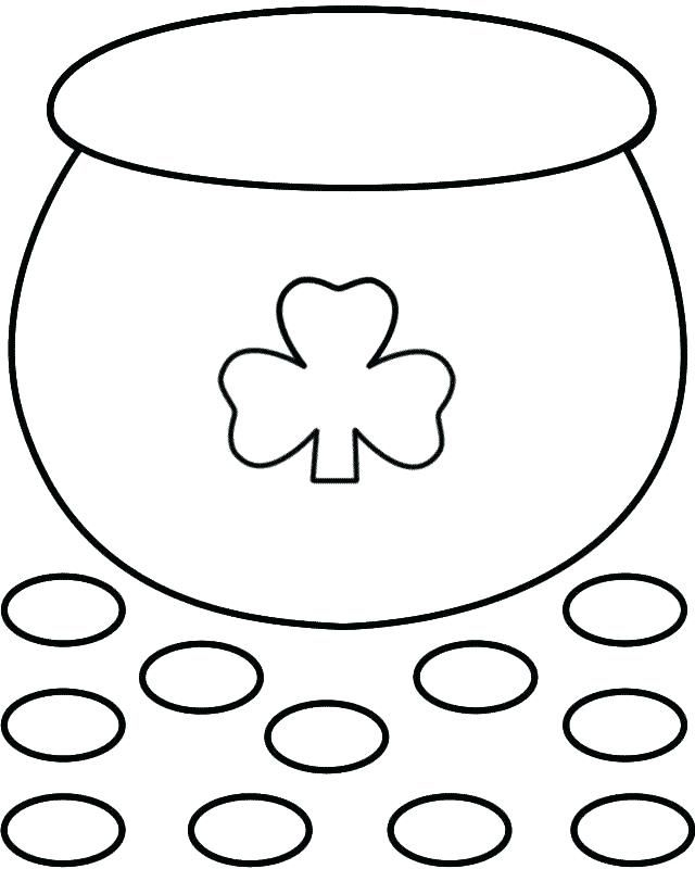 Pot Of Gold Coloring Pages Best Coloring Pages For Kids Pot Of Gold