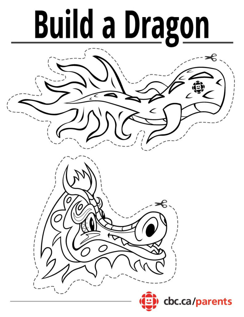 Printable Dragon Craft For Lunar New Year CBC Parents Chinese New