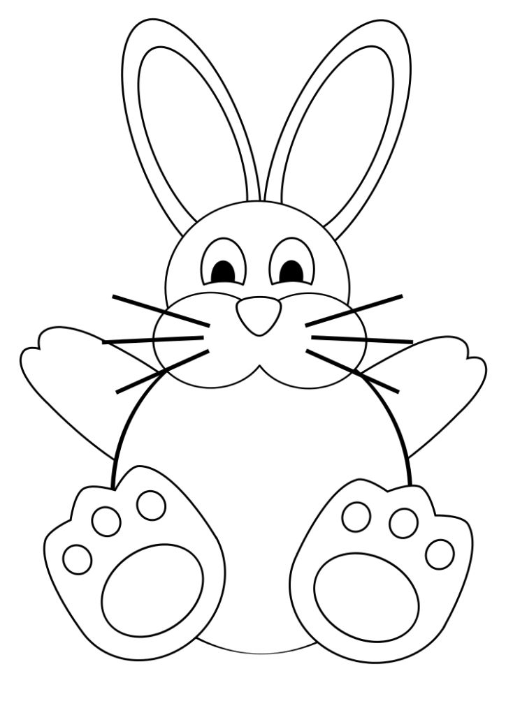 Printable Easter Bunny 6 Best Images Of Easter Bunny Cutouts Printable 