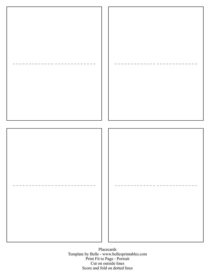 Printable Place Cards Templates Printable Place Cards Free Place Card