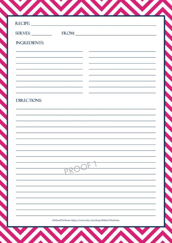 Related Image Recipe Cards Template Recipe Template Printable