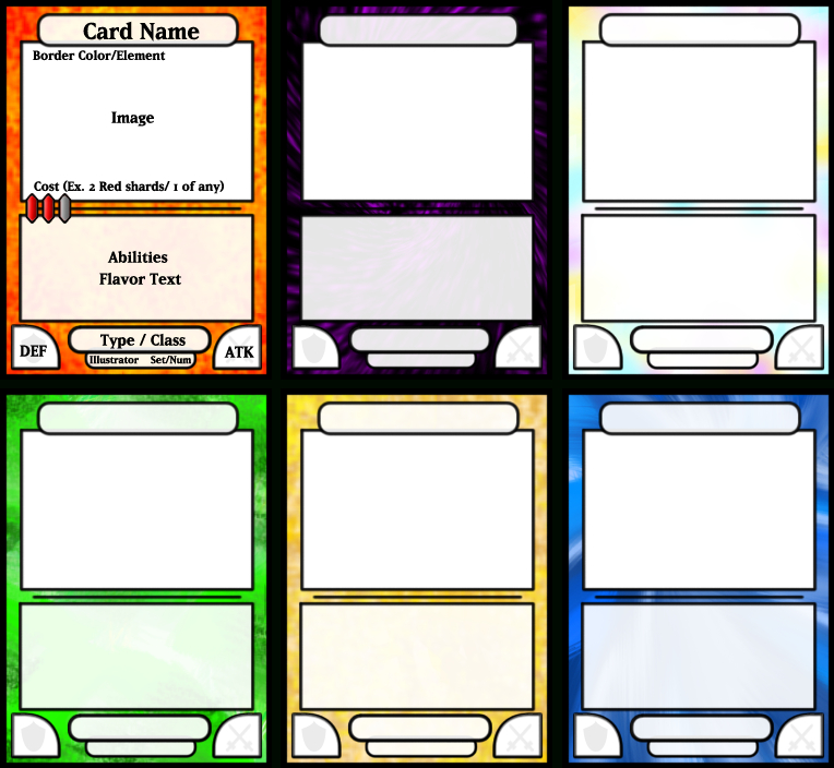 Template For Game Cards 11 Professional Templates Ideas