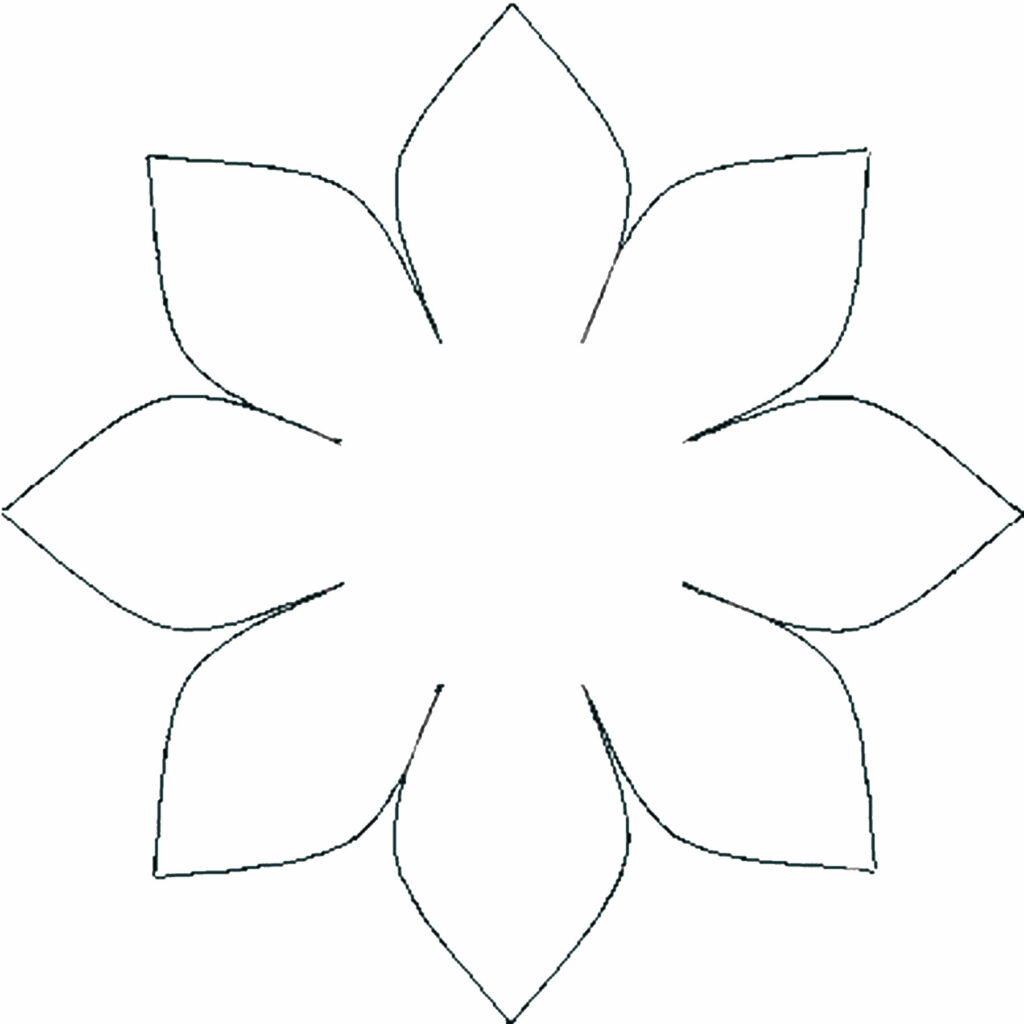 Template Of A Flower Cliparts co