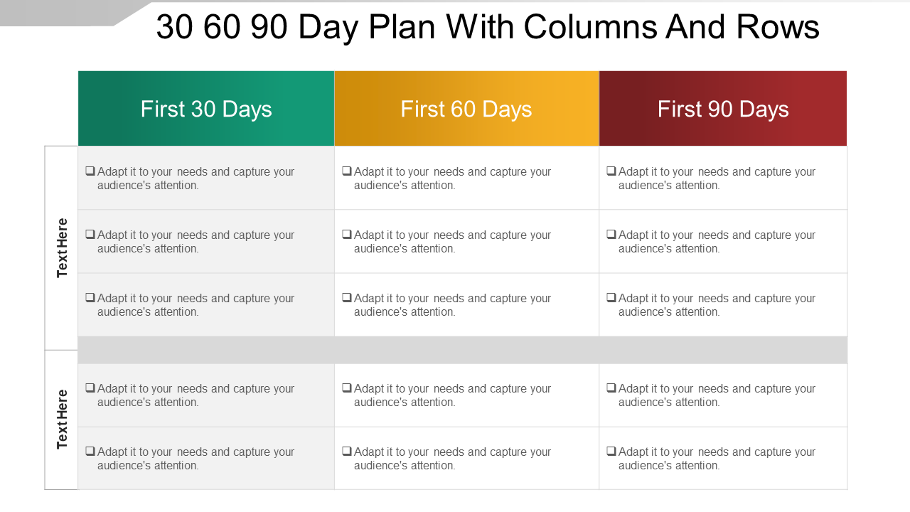 Top 30 60 90 Day Plan Templates For Interviewees Managers CEOs And