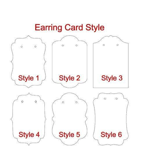 View Earring Card Svg Free Download Pics Free SVG Files Silhouette 