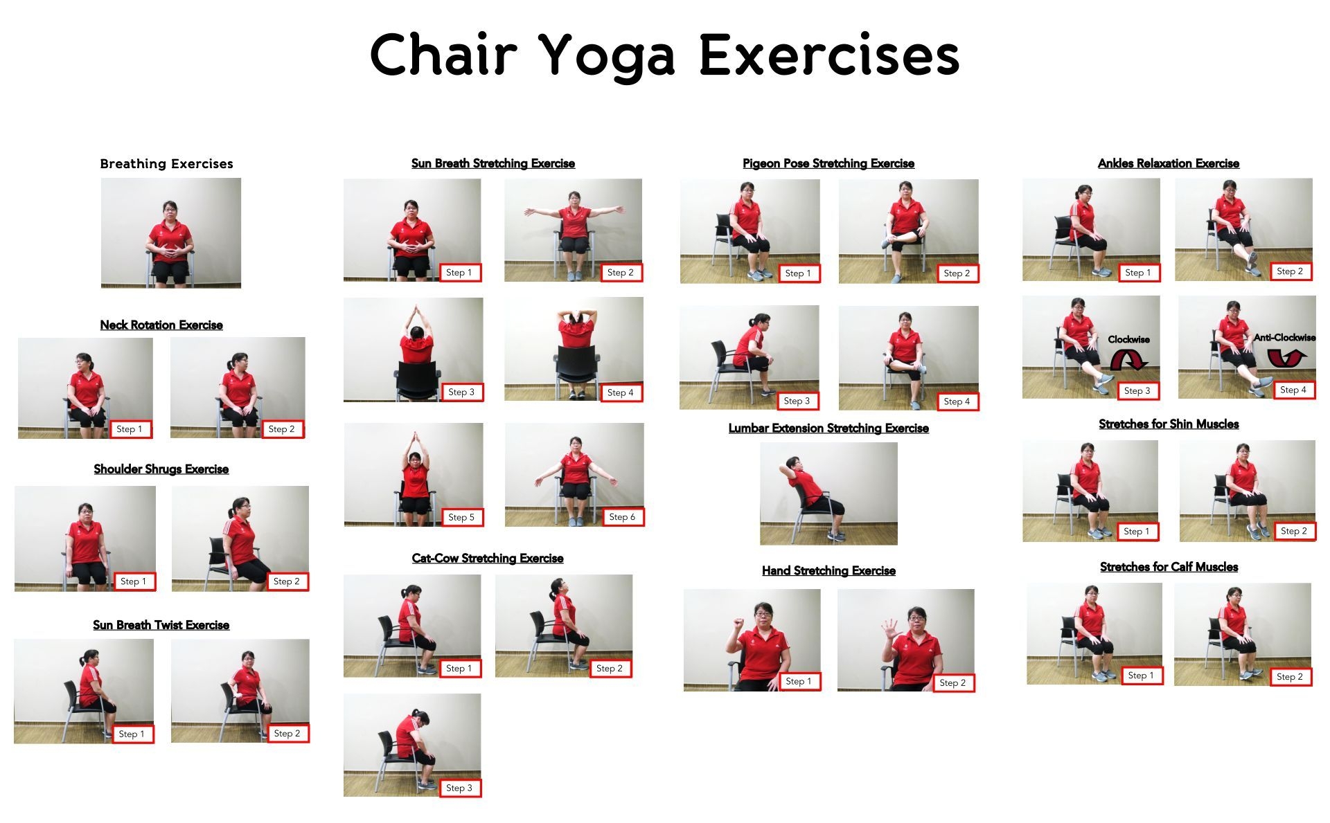 10 Best Printable Chair Yoga Exercises For Seniors Chair Yoga Chair 
