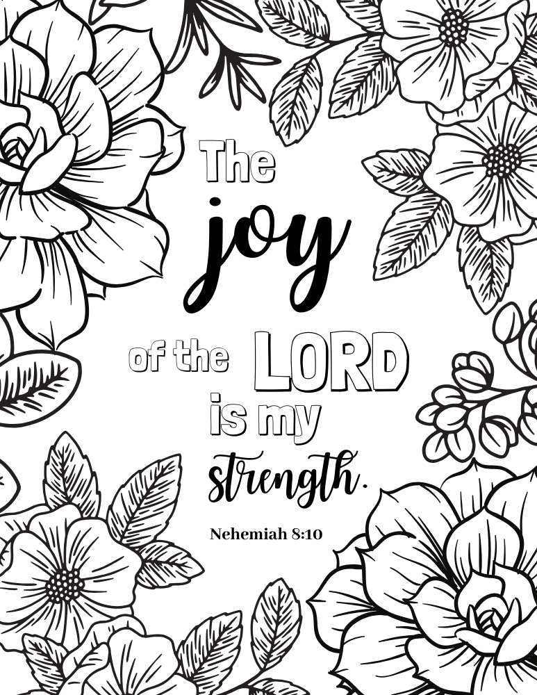 15 Printable Scripture Coloring Pages For Adults Happier Human 15