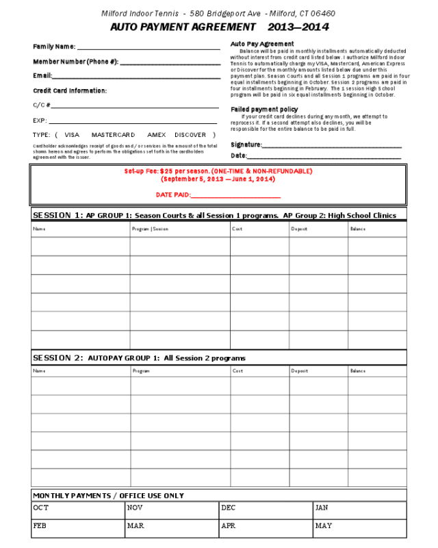 2023 Car Payment Agreement Form Fillable Printable PDF Forms