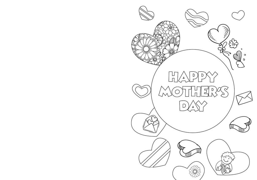 3 Printable Mother s Day Cards To Color PDF Downloads LaptrinhX News