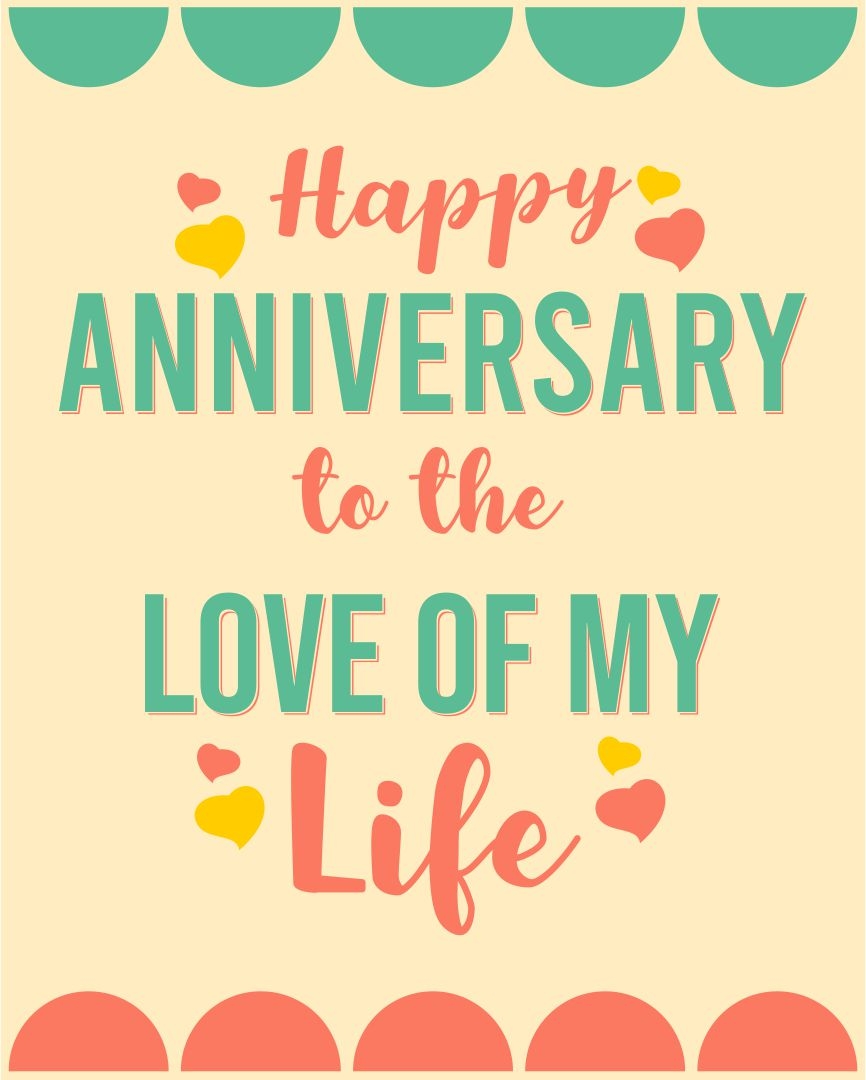 Anniversary Card Free Printable Customize And Print