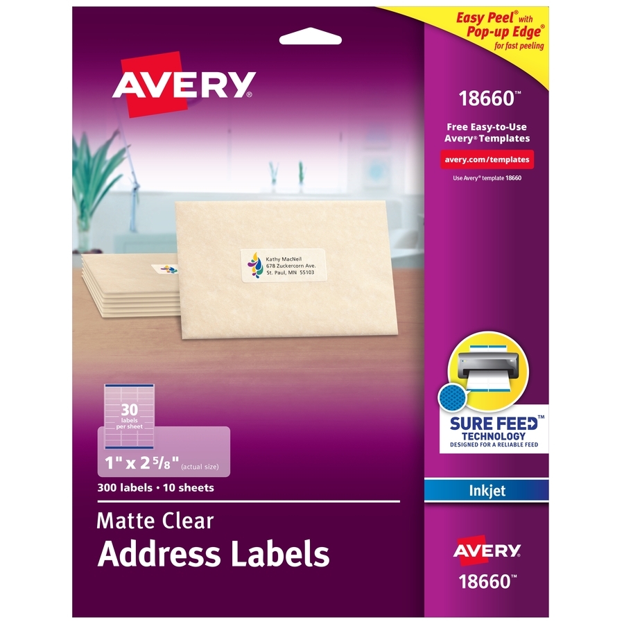 Avery 18660 Avery Mailing Label AVE18660 AVE 18660 Great Office Buys