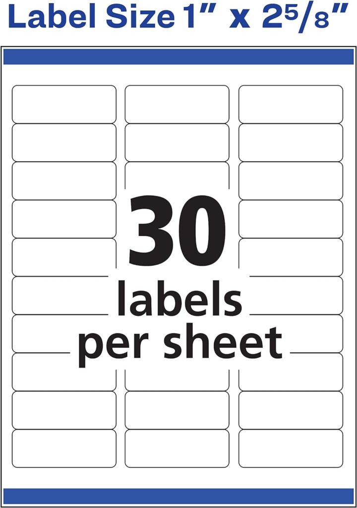 Avery 5160 Label Templates For Word Printable Template