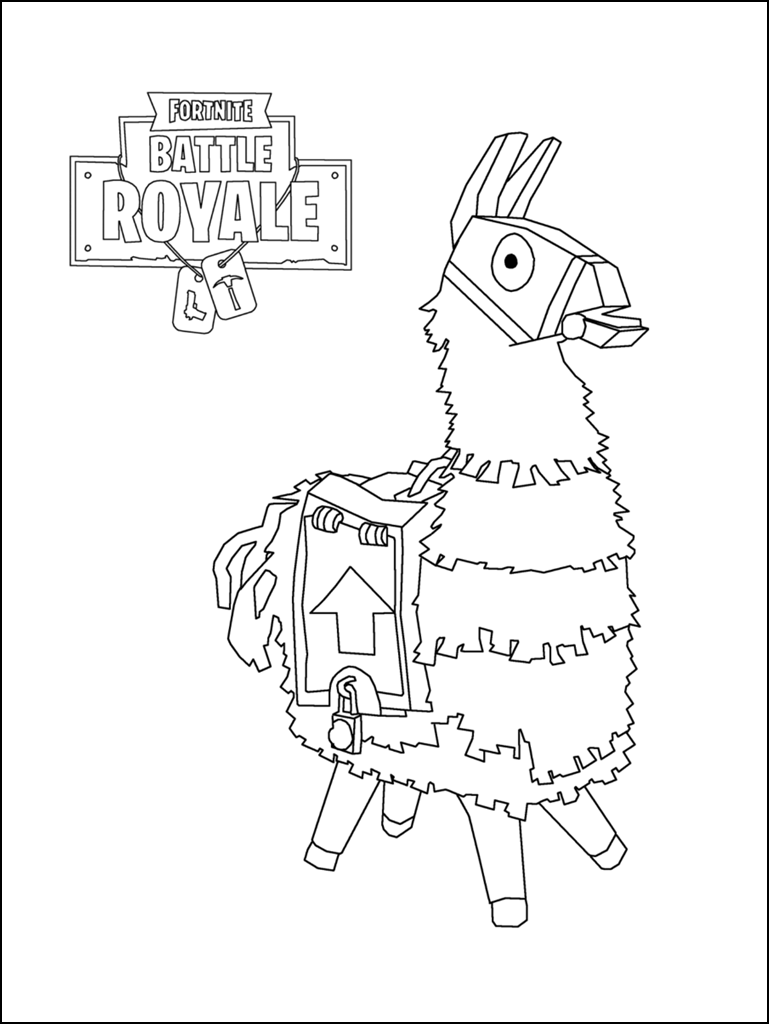 Best Fortnite Coloring Pages Printable FREE Coloring Pages For Kids 