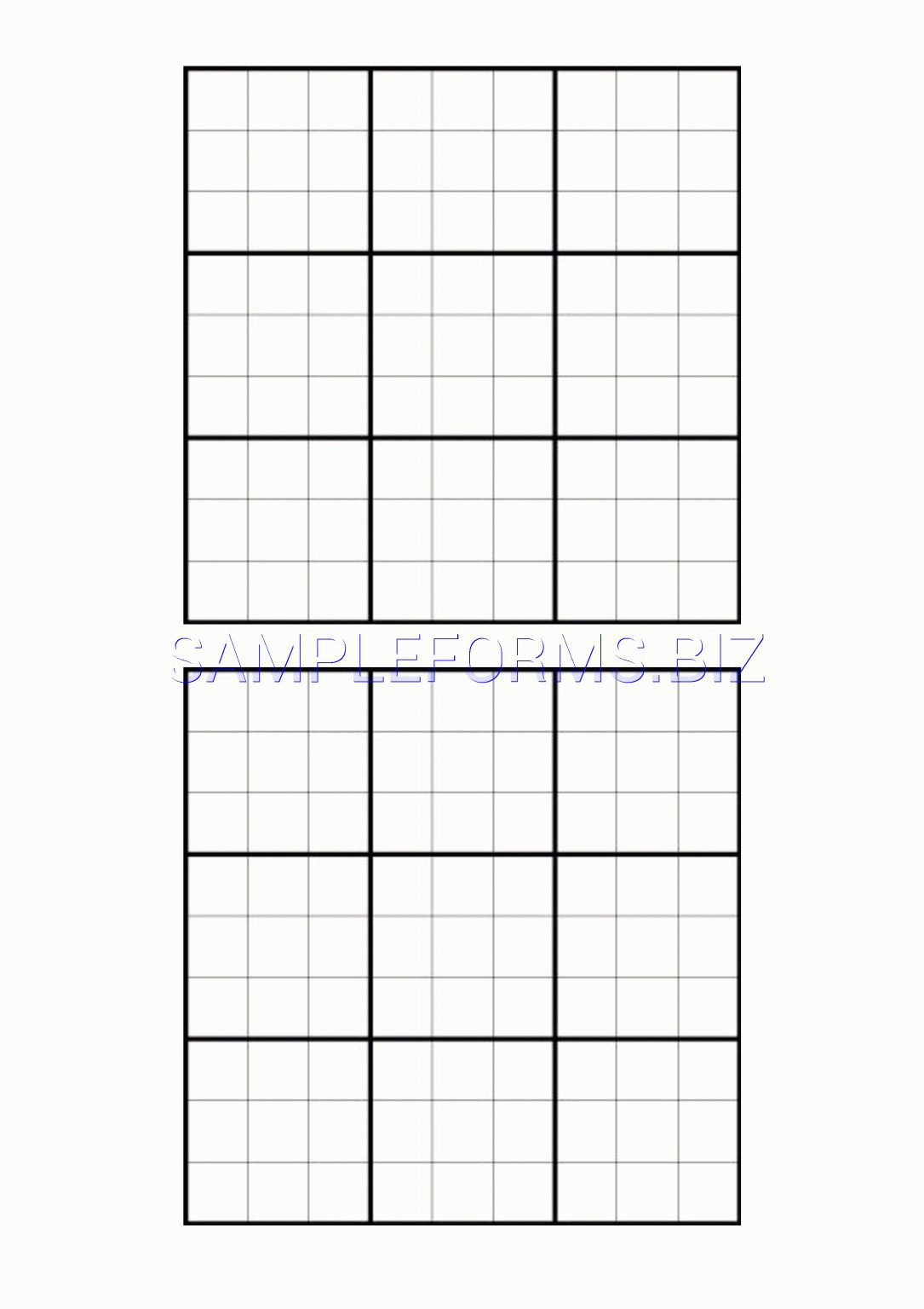 Blank Sudoku Printable Pdf Printable World Holiday
